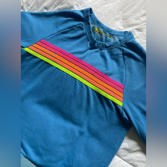 Aviator Nation 5 Stripe Crew Sweatshirt - Picture 2 of 3